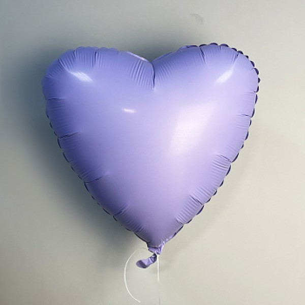 Шар Лиловое сердце 45см