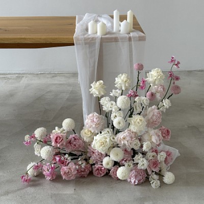 Воздушная бело-розовая #2