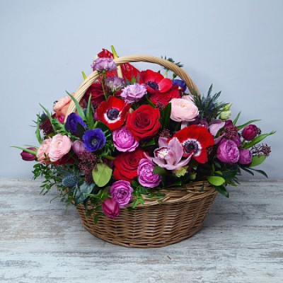 Корзины из цветов