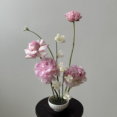 Композиция на стол гостей на кензане