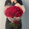 Букет из 51 красной розы 40см (Иран)
