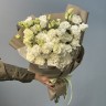 Букет из 9 белых эустом