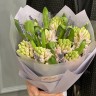 Букет из 9 гиацинтов и лаванды