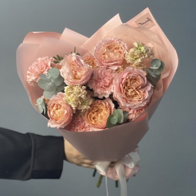 Сборный букет Розовый комплимент