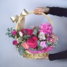 Корзина цветов Бархат