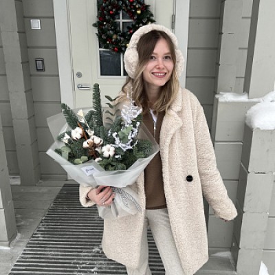 Зимний букет Snowflake