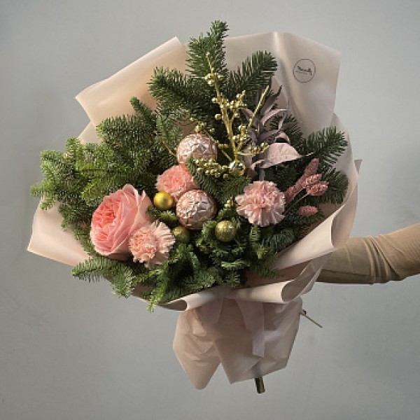 Зимний букет Pinky S