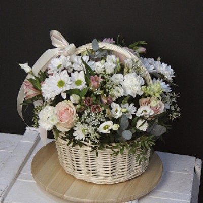 Цветочная корзина Грейс