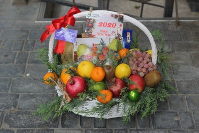 Корзина с фруктами #F1418