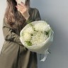 Букет из 3 белых хризантем
