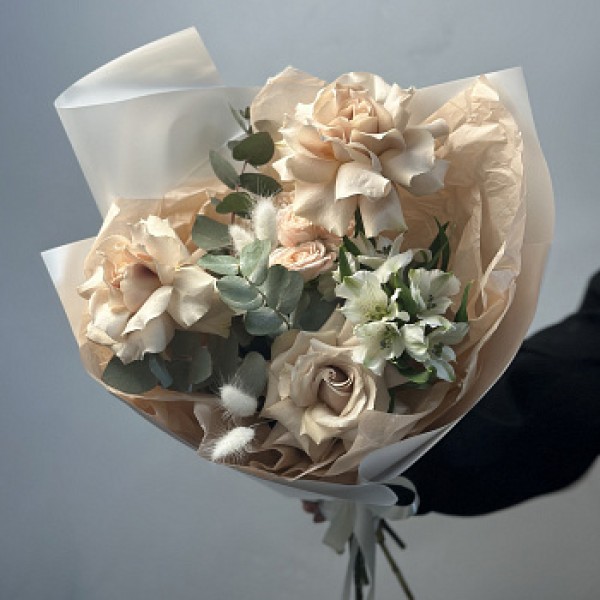 Сборный букет Карамельный сироп S