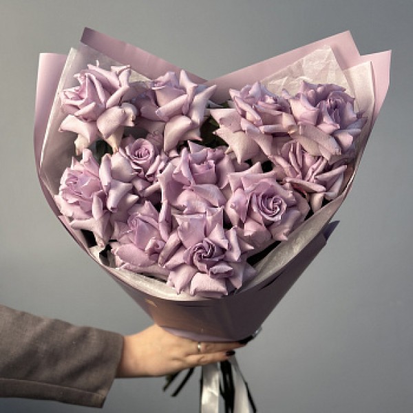 Букет из 11 французских роз Ocean Song