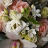 Свадебный букет невесты Кремовый с орхидеей