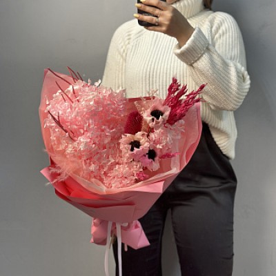 Букет сухоцветов Pinky