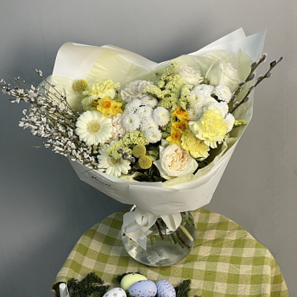 Сборный букет Теплый весенний L