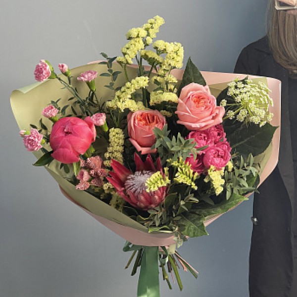 Сборный букет Яркий тропический