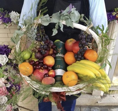 Корзина с фруктами #К830