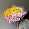 Букет из 15 кустовых хризантем (микс)