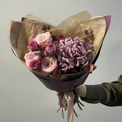 Сборный букет Пирог с черникой S