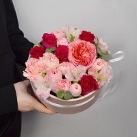 Розовые букеты