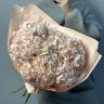 Букет из 7 розовых гортензий