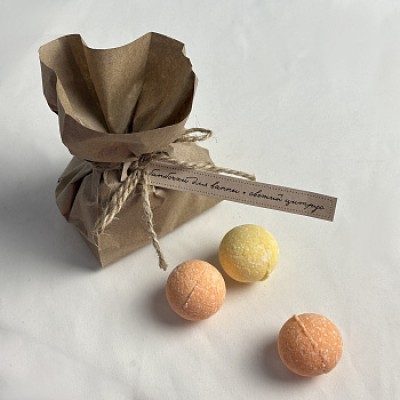 Набор из 6-ти бомбочек для ванн "Свежий цитрус"