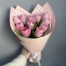Букет из 11 розовых тюльпанов