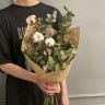 Букет из хлопка и эвкалипта M