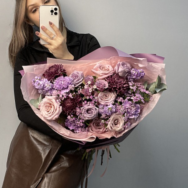 Сборный букет Purple Mist L