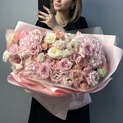 Сборный букет с орхидеей Нимфа