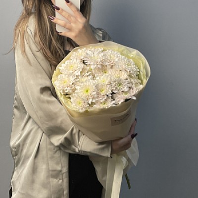 Букет из 5 кустовых хризантем Pastela Rose