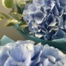 Букет голубой гортензии