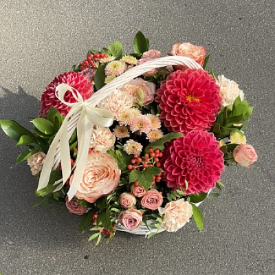 Цветочная корзина Начало осени L