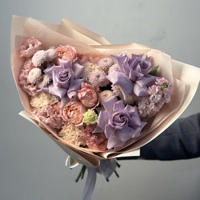 Сборный букет Акварельный M