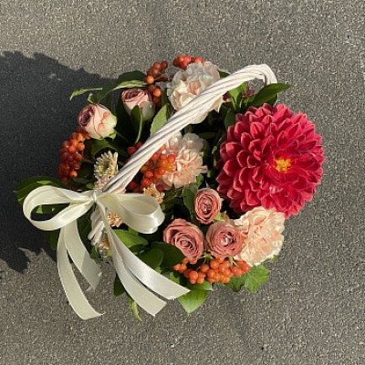 Цветочная корзина Начало осени S