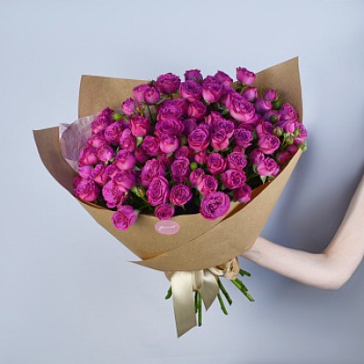 Букет из 25 кустовых пионовидных роз Classic Sensation