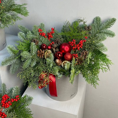 Зимняя композиция Santa Claus L