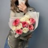 Букет пионовидных роз Pink Expression и Playa Blanca S