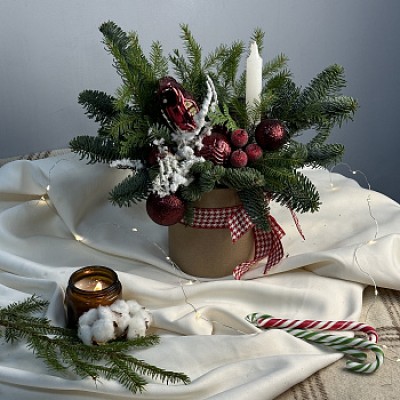 Зимняя композиция Глинтвейн S