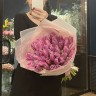 Букет из 51 махрового тюльпана