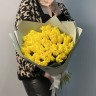 Букет из 51 желтого тюльпана