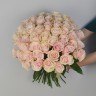 Букет из 51 розы Pink Mondial 50см
