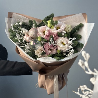 Зимний букет Pink winter