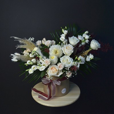 Букет в шляпной коробке Exotic