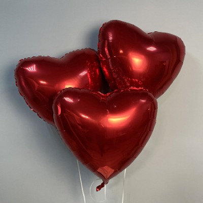 Набор шаров Красное сердце