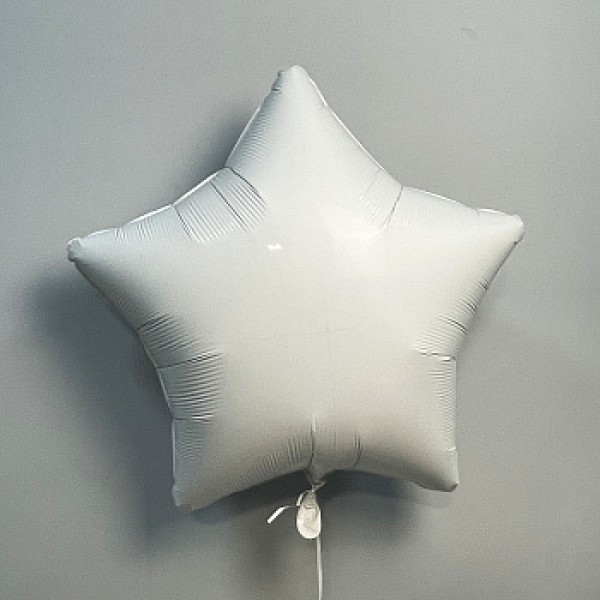 Шар Белая звезда 80см