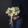 Нежный свадебный букет невесты с суккулентом