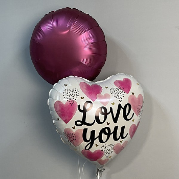 Набор шаров Love you S