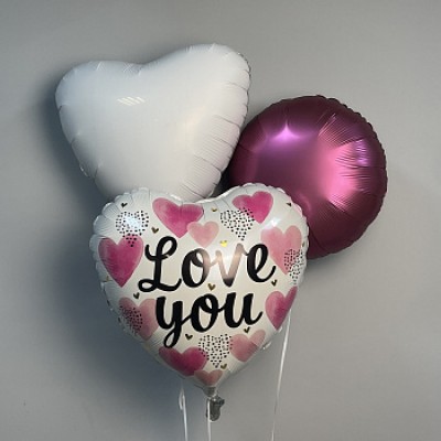 Набор шаров Love you M