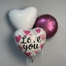 Набор шаров Love you M